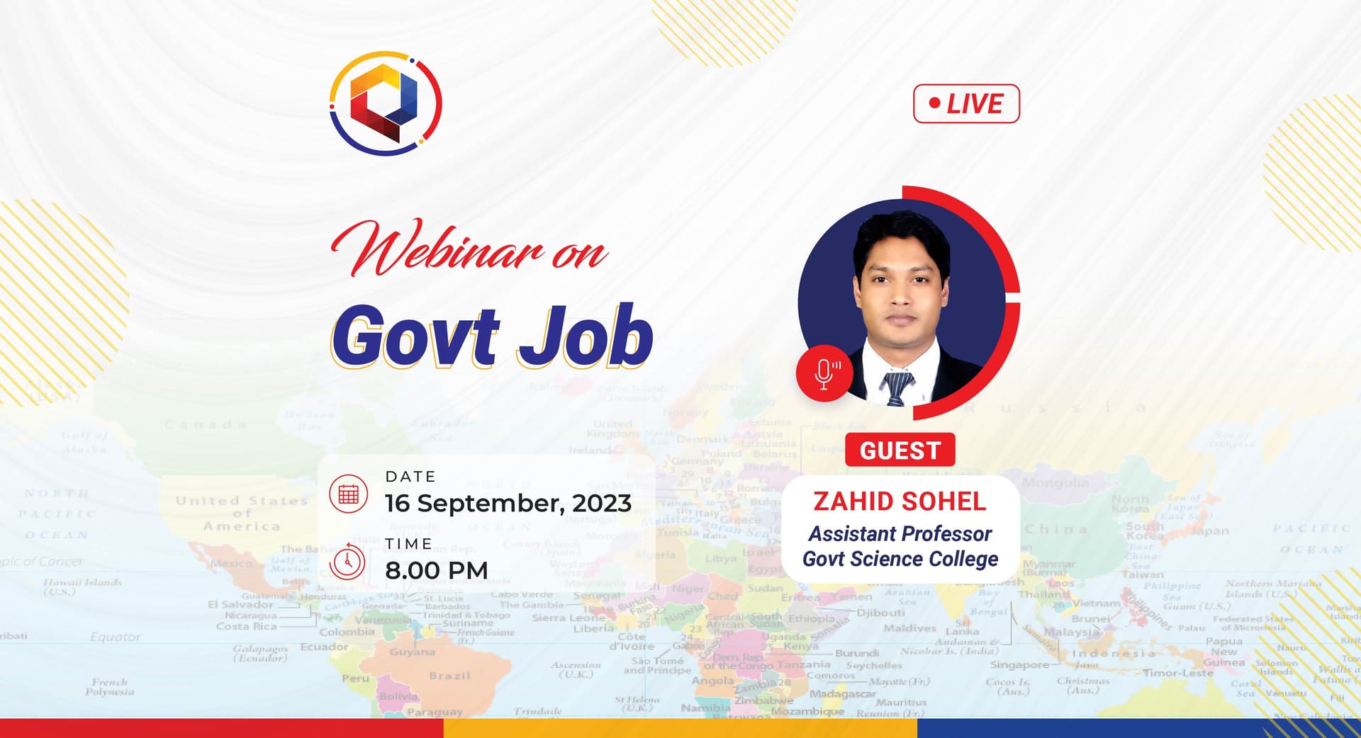 WEBNARS Govt Job Webinar by Zahid Sohel Sir